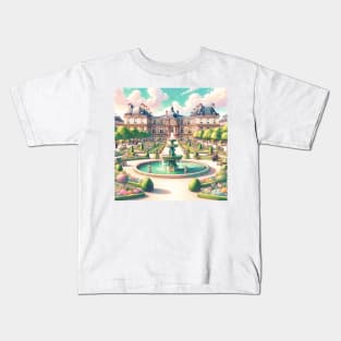 Jardin du luxembourg Kids T-Shirt